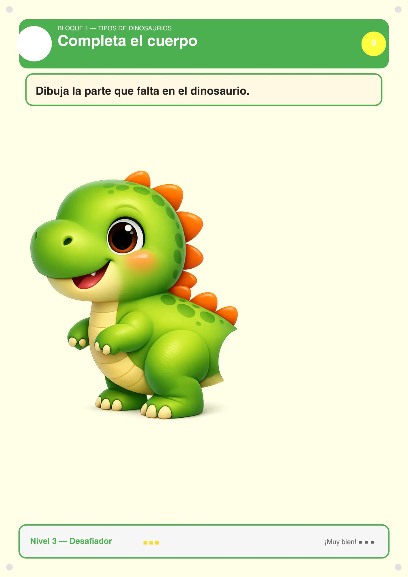 Actividad visual para niños
